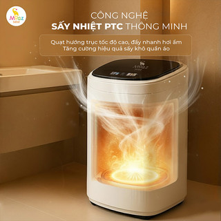 MÁY GIẶT SẤY MINI MOAZ BÉBÉ MB-119 MB-068 PLUS