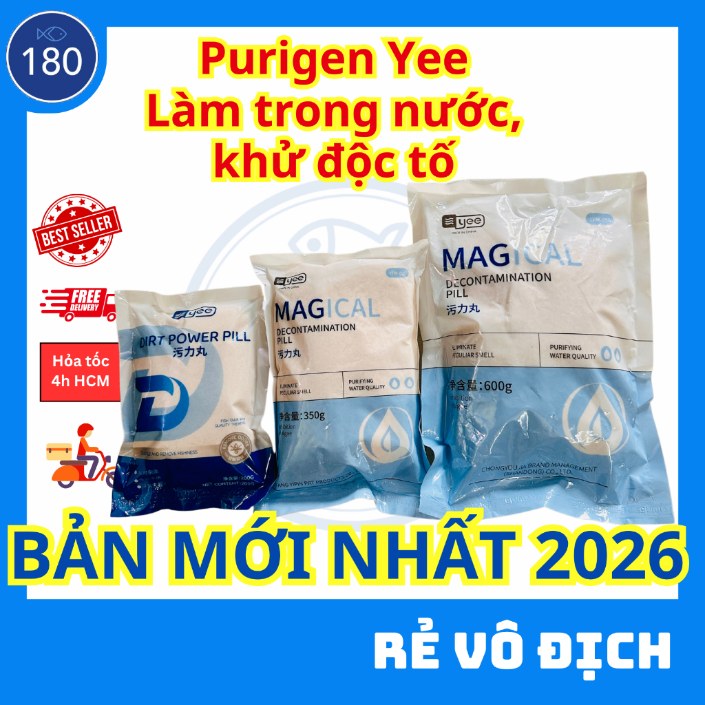 Purigen YEE làm trong nước bể cá hồ thuỷ sinh
