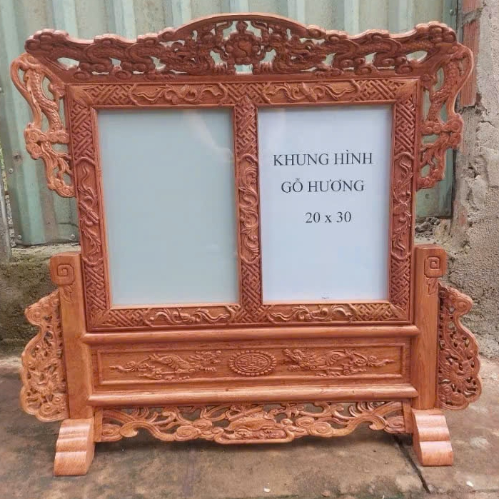 KHUNG HÌNH THỜ ĐÔI,KHUNG ẢNH THỜ HOA MAI KT 20X30