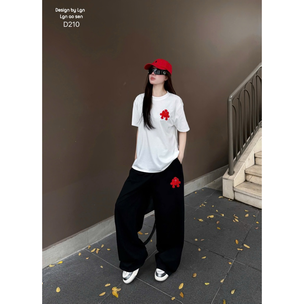 #D210 set chữ thập thêu xù hot trend