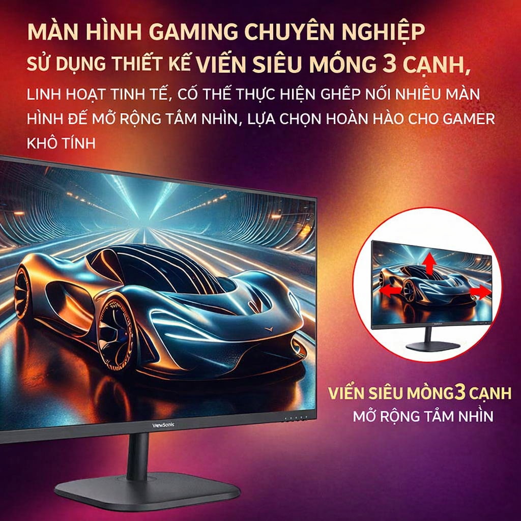 Màn Hình ViewSonic VA27G25 / VX2758 / VX27G58 – 27 inch – 2K (QHD) – 185Hz / 210Hz – Fast IPS – Gaming siêu mượt | BigBuy360 - bigbuy360.vn