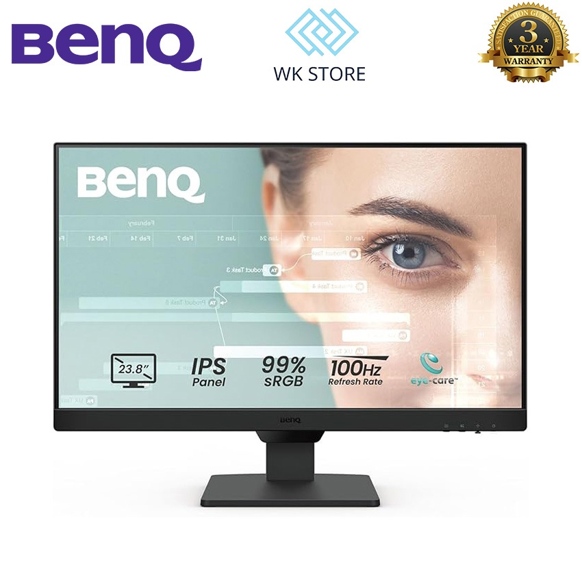 Màn hình BENQ GW2491 24″ IPS FHD 100Hz 5ms Mới, Bảo Hành 36 Tháng
