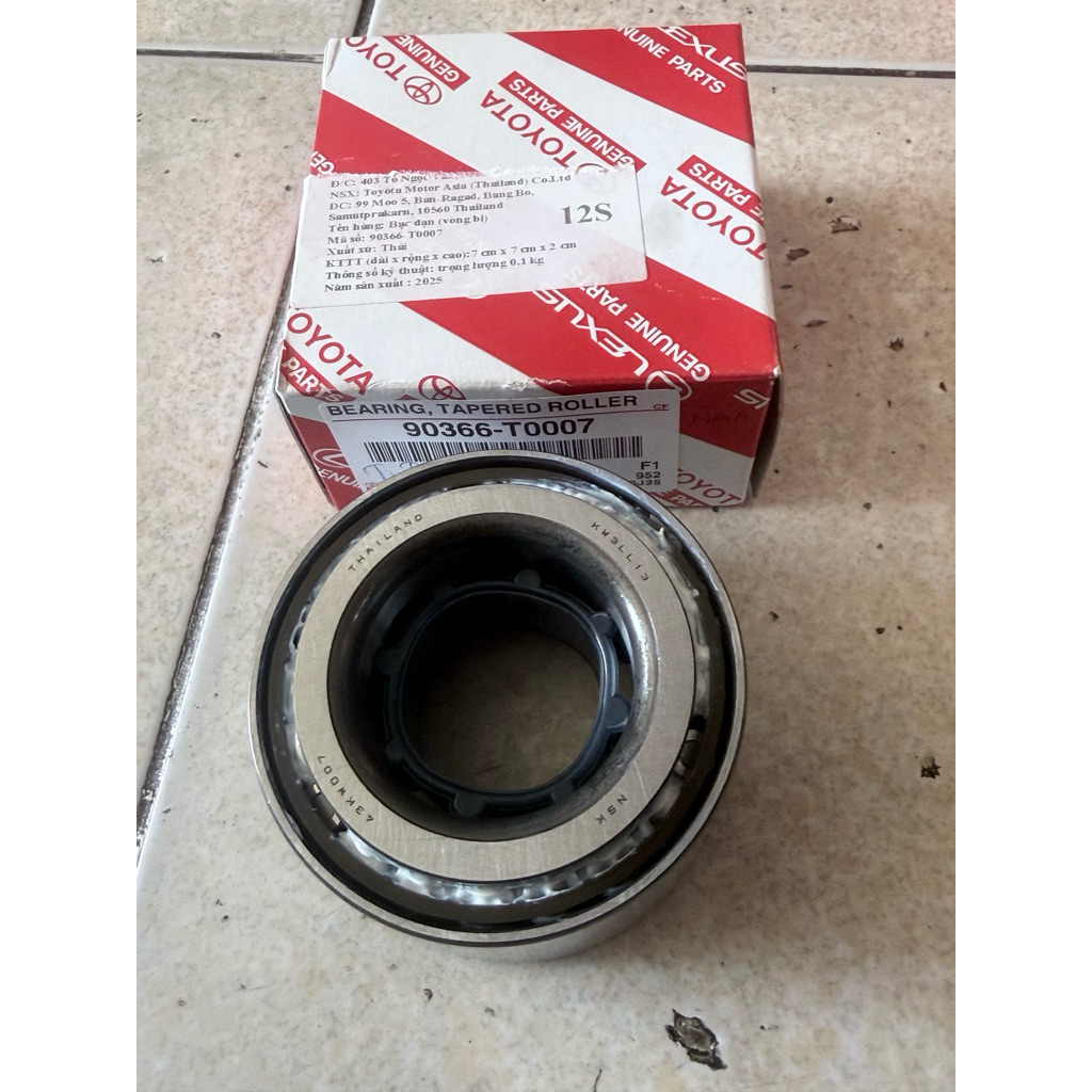 Bạc đạn bánh trước Toyota Innova 2006-2026 Chính hãng mã 90366-T0007