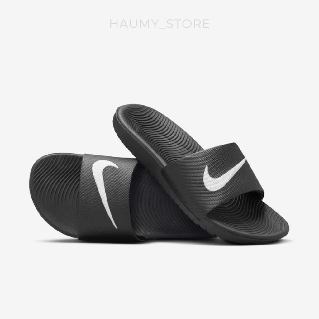 Dép Nike Kawa siêu nhẹ Black/white [ Cam kết chính hãng ]
