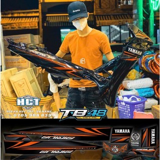 Tem Xe Sirius áo đen mẫu zin.,.,.,