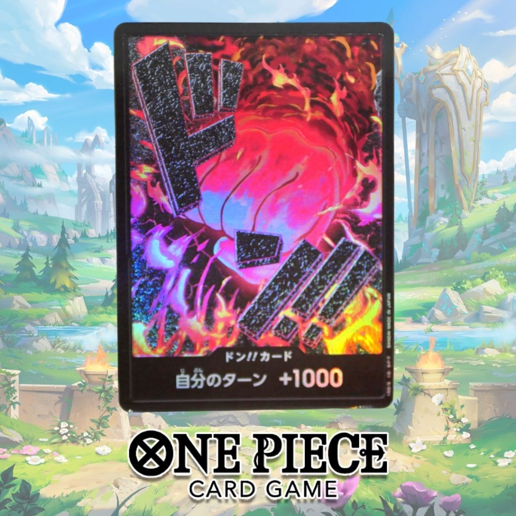 🃏Thẻ bài One Piece chính hãng Akainu DON+ Tặng kèm sleeves và toploader bọc bài.