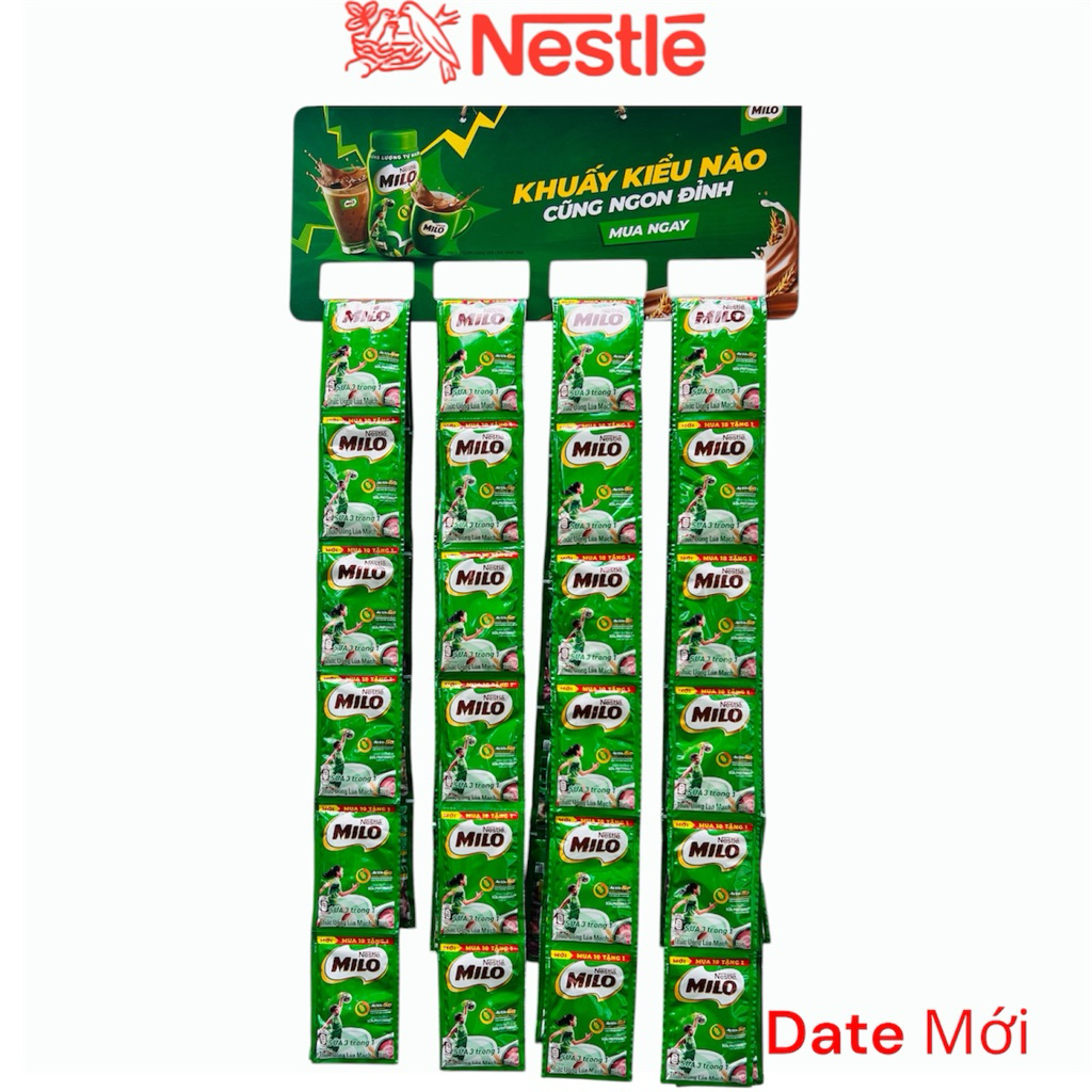 (Combo 55gói x 22gram) Thức Uống Sữa Lúa Mạch 22gram Giàu Năng Lượng (DATE MỚI)