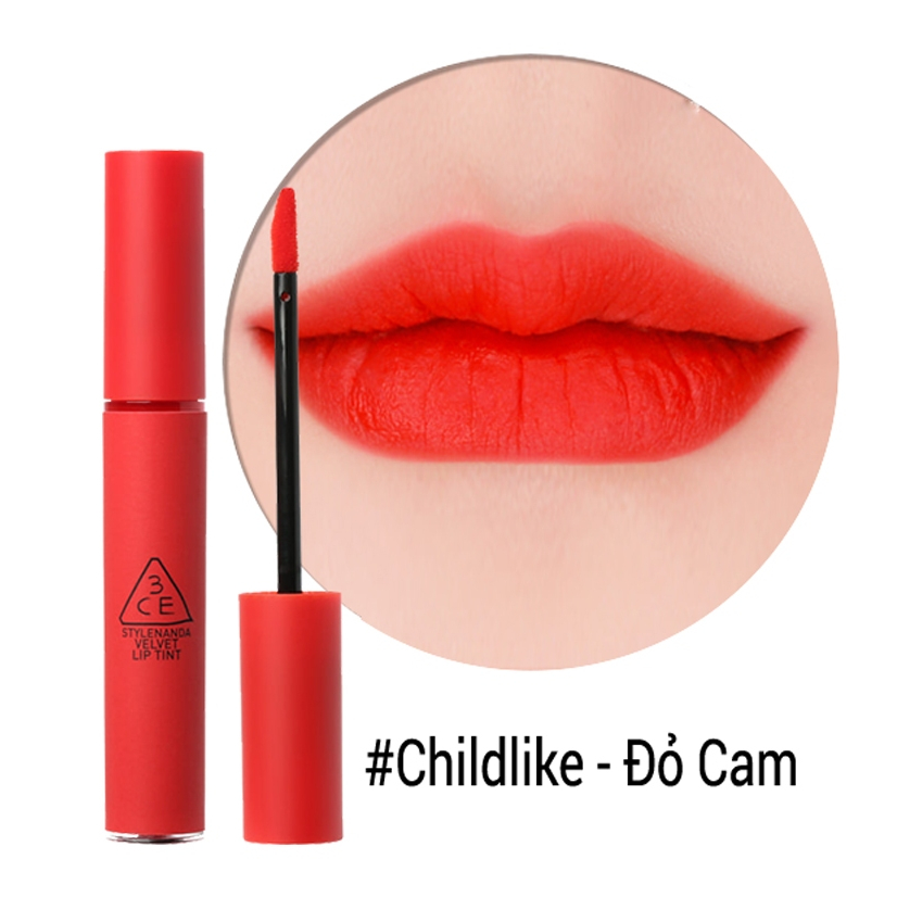 Son kem 3CE Child Like - đỏ cam