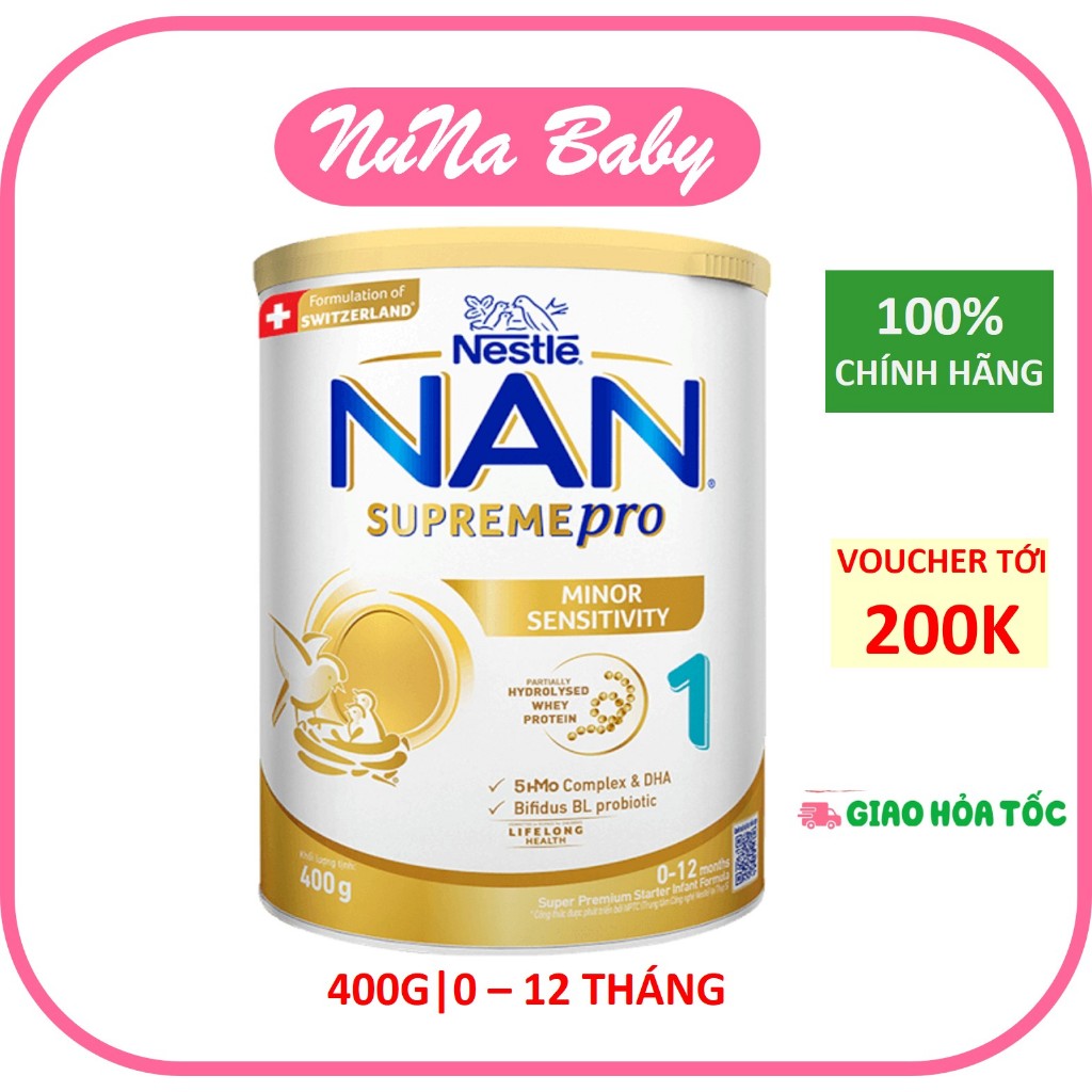 Sữa bột NAN SUPREME PRO 1 2 800G/400G