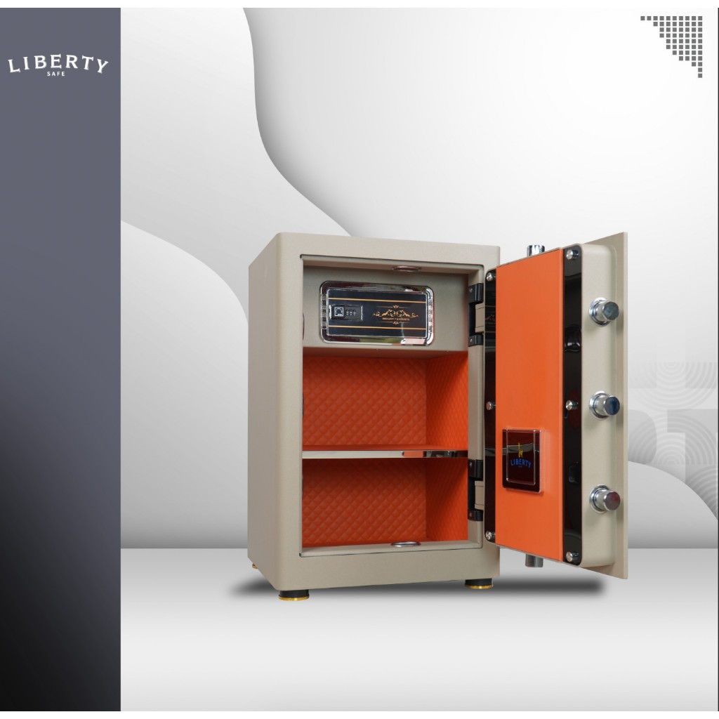 Két Sắt Liberty LB68S Vân Tay Điện Tử Cao Cấp, Két Sắt Chống Cháy, Két Gia Đình An Toàn Chính Hãng