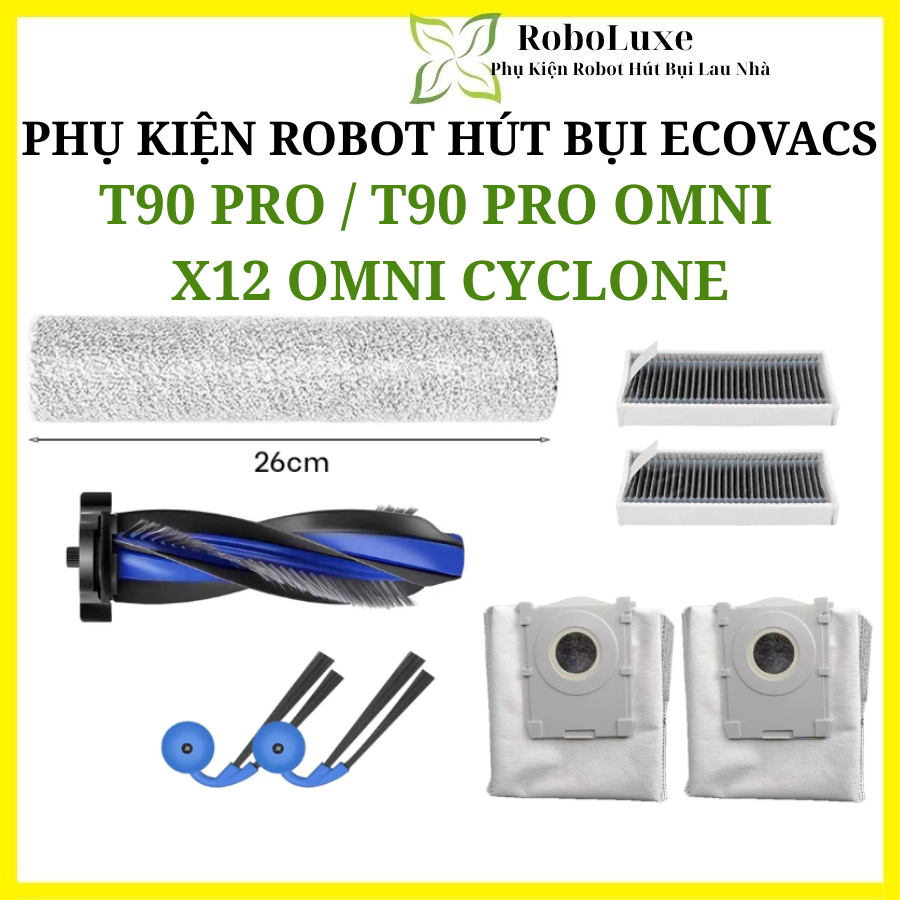 Phụ kiện Robot Ecovacs T90 Series T90 Pro T90 Pro Omni - Deebot X12 Omni Cyclone_ Thay thế