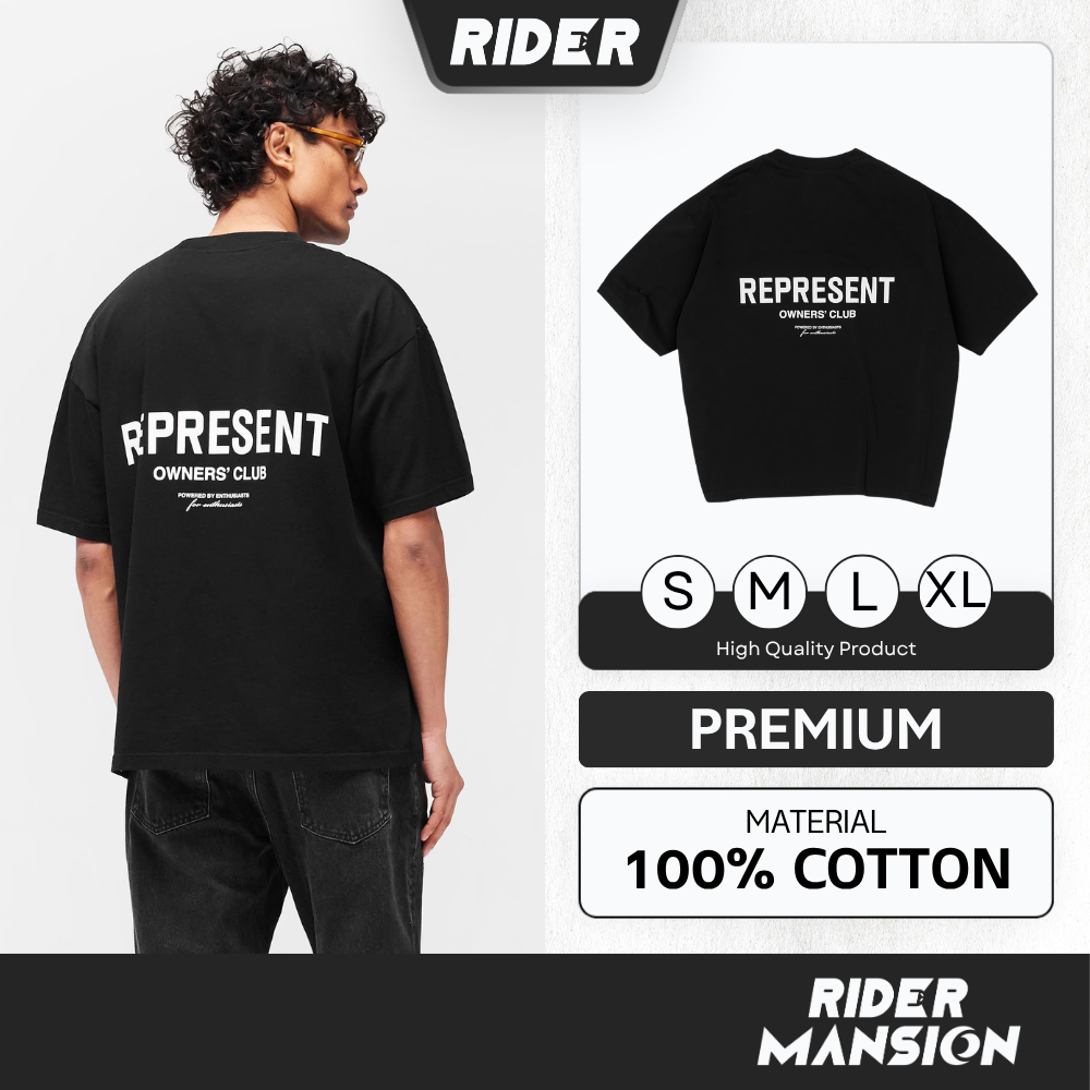 Áo Thun RIDER Represent Owners Club Cotton Cao cấp