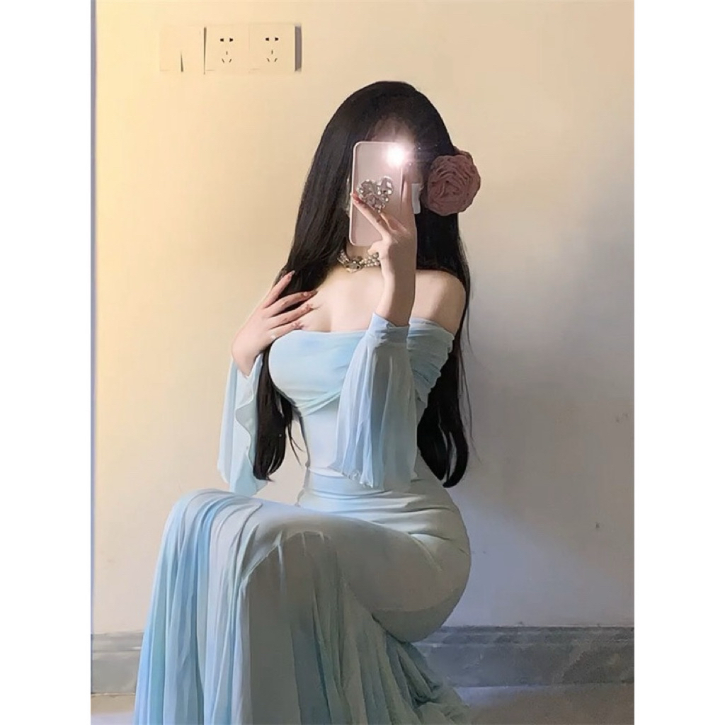 Váy ôm body, xoè chân cá siêu tôn dáng dành cho nữ( odr taobao)
