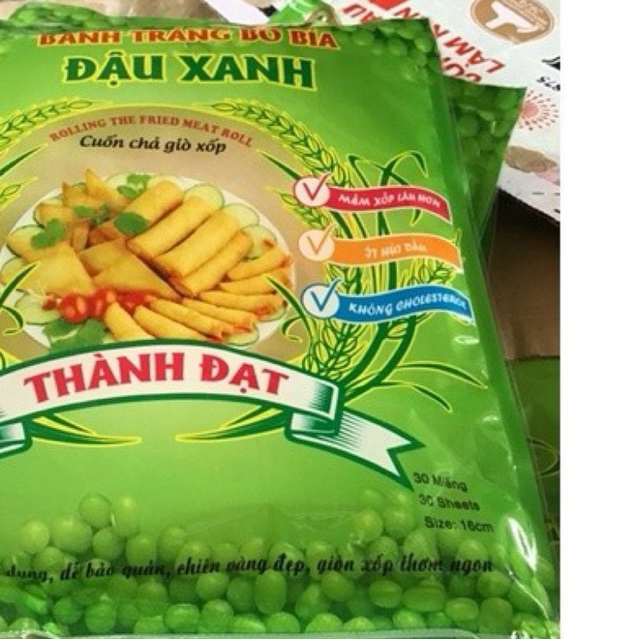 20 Gói bánh tráng bò bía đậu xanh - vỏ bò bía cuốn nem