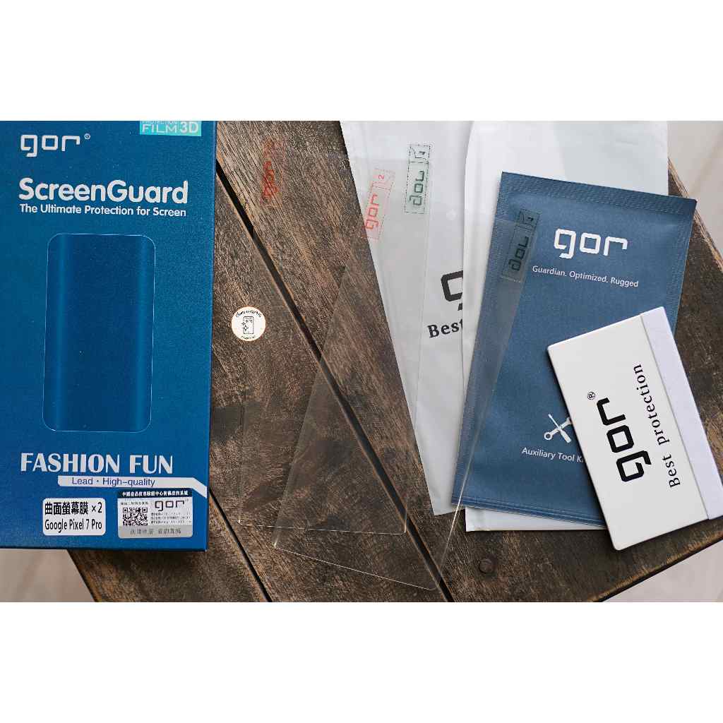 Bộ 2 dán màn Gor Google GG Pixel 6 Pro , 7 Pro, Dán Film/PDF 3D kèm dụng cụ