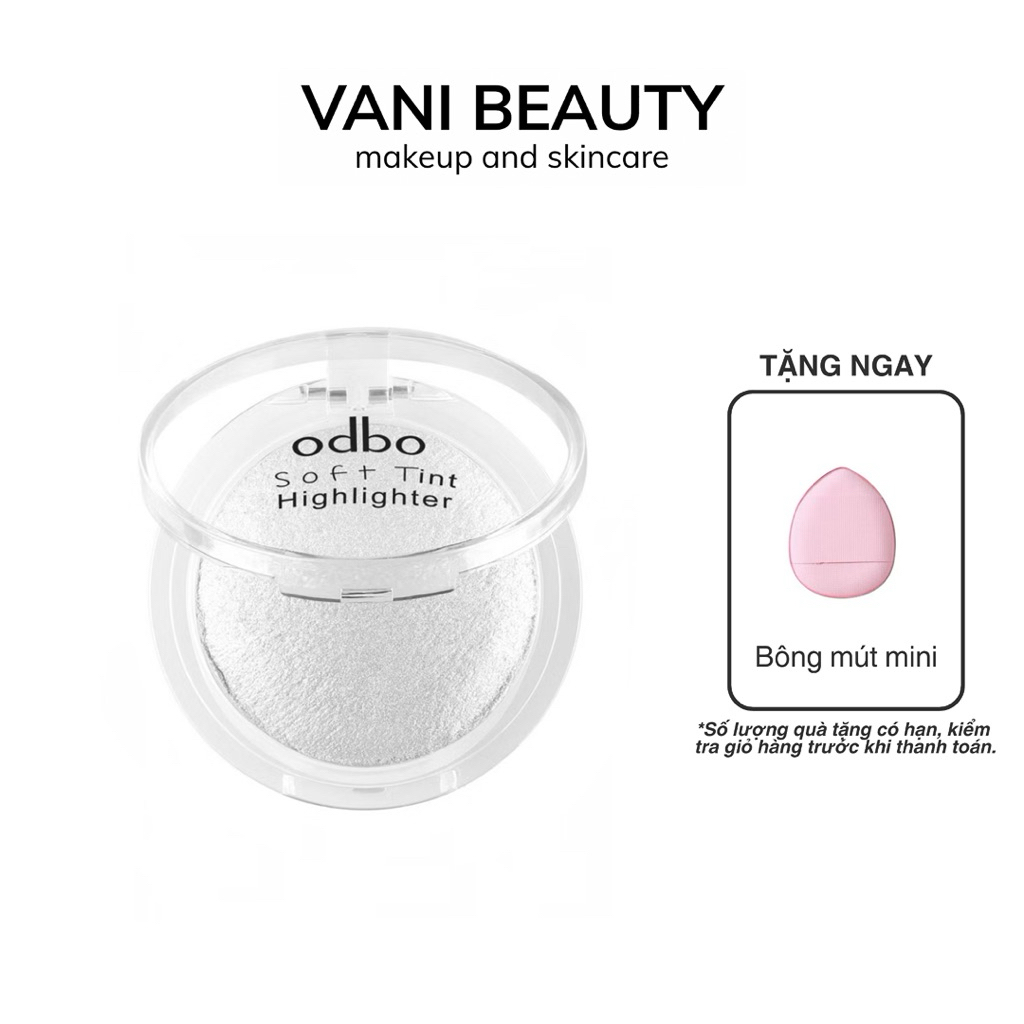 Phấn bắt sáng Odbo Soft Tint Highlighter 4g | highlight odbo tròn