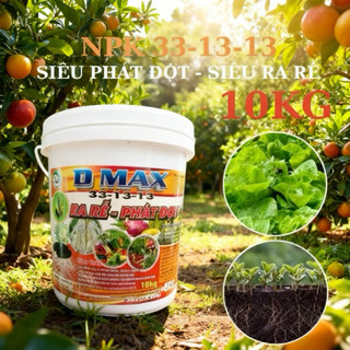Phân bón NPK 33-13-13 thùng 10kg siêu phát đọt, ra rễ đâm chồi