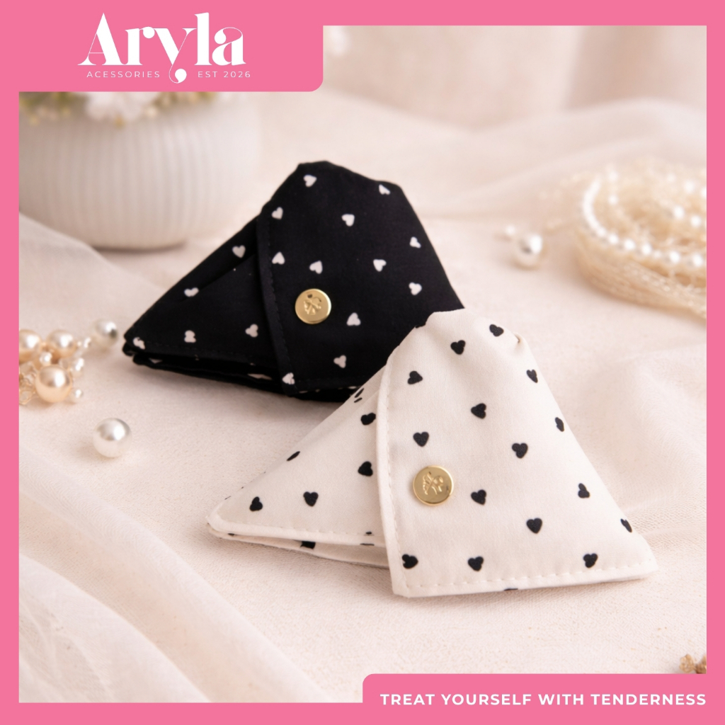 [ARYLA] Phụ Kiện Kẹp Càng Cua Kiểu Dáng Tam Giác KCC001-KCC002