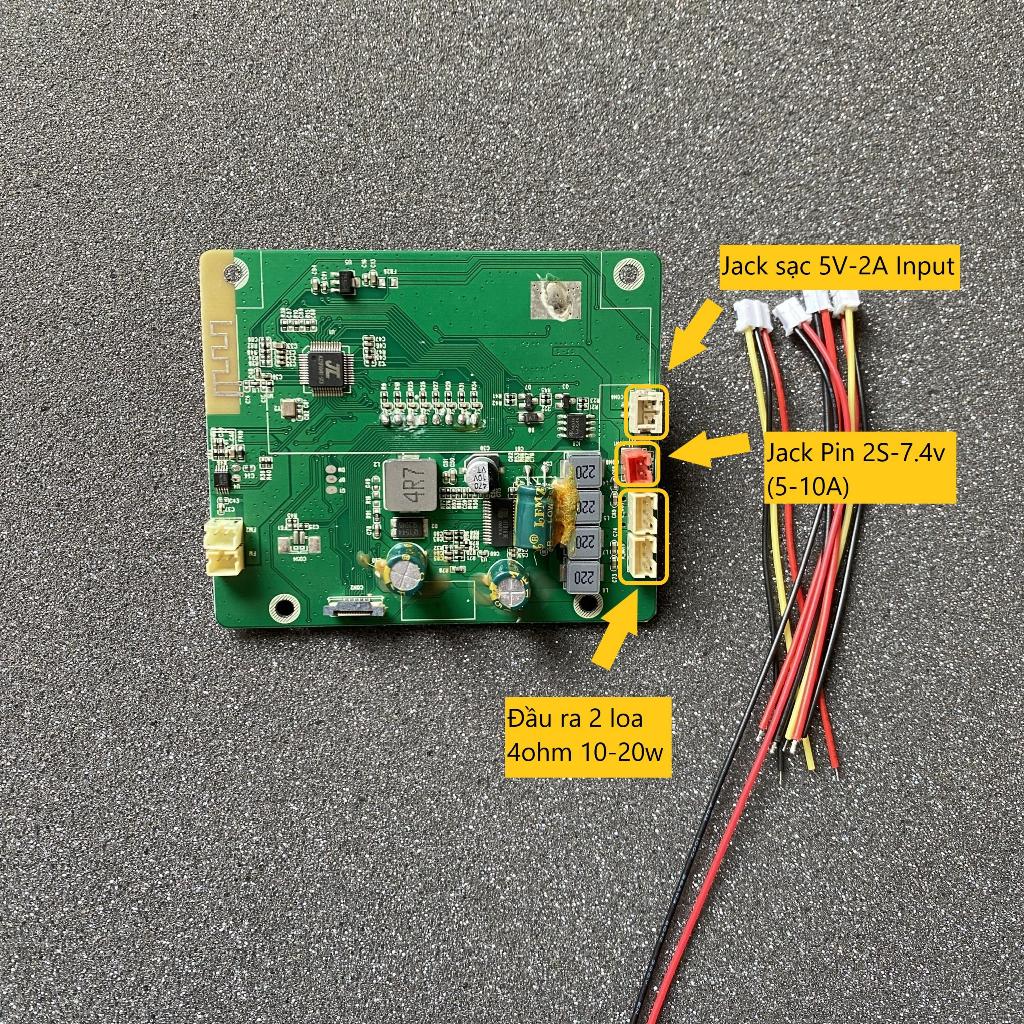 Mạch  loa bluetooth Mysol Bar có công suất 20w x 20w