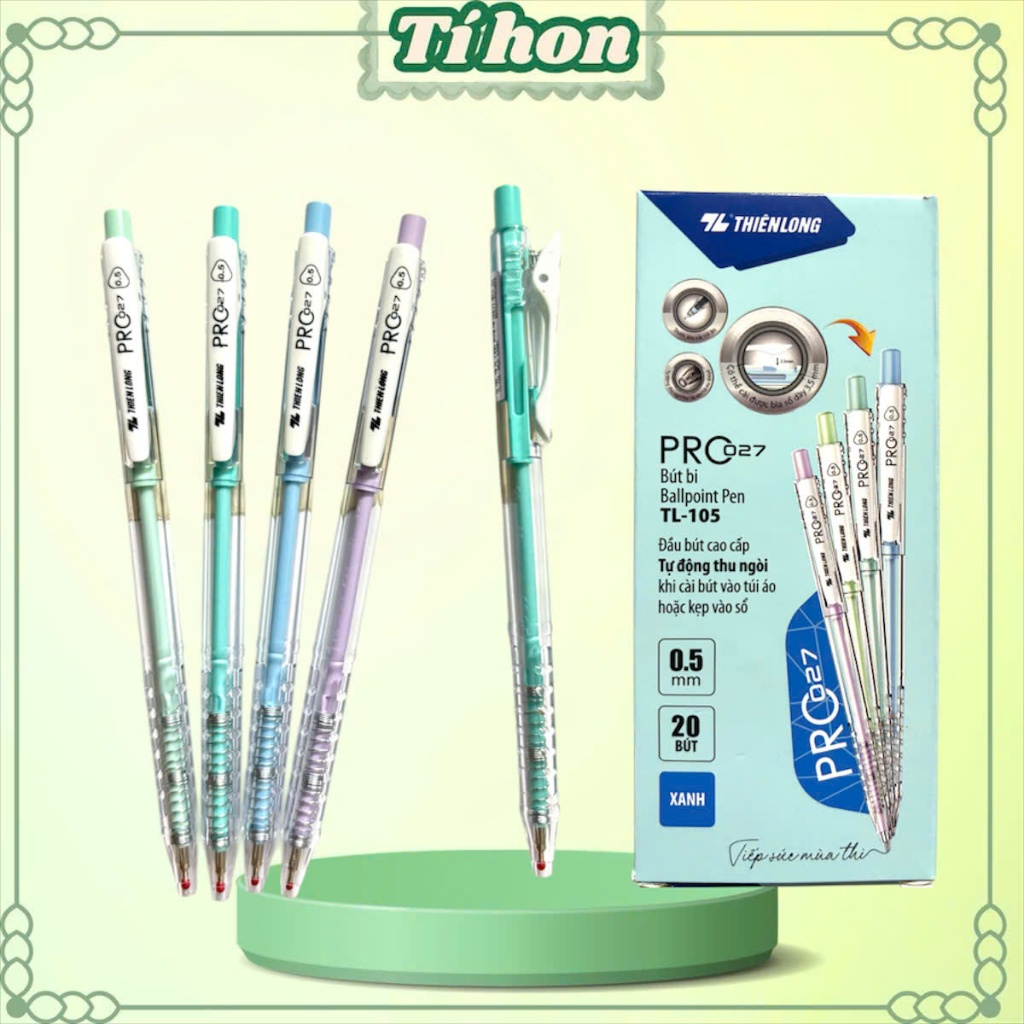Combo 5/10/20 Bút bi Thiên Long TL-105 (phiên bản PRO TL-027)