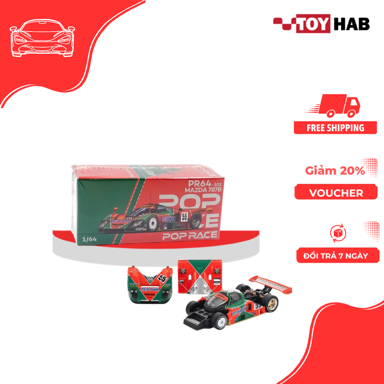 Mazda 787B 1991 Le Mans 24h Winner POPRACE 1:64 PR640301 | TOY HAB