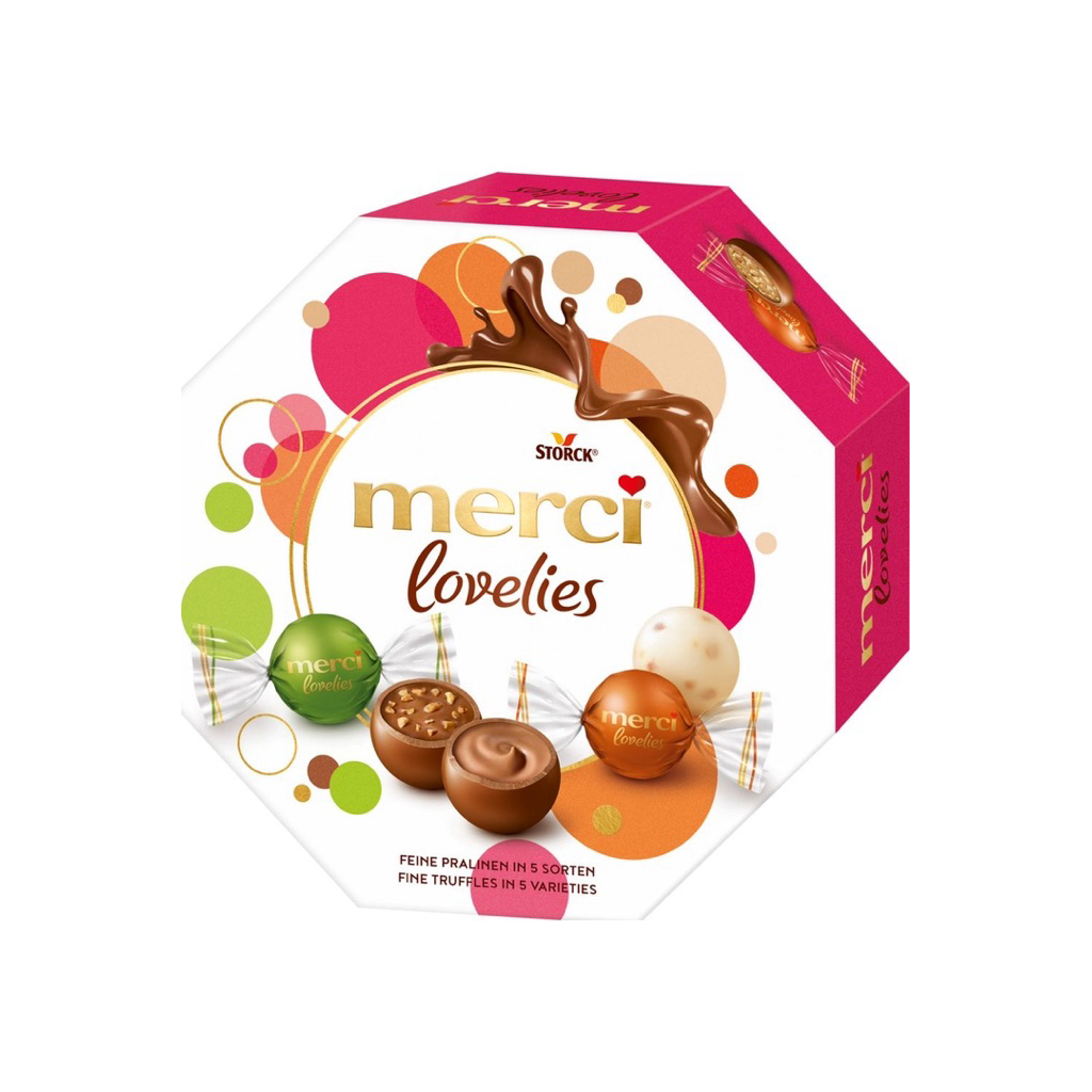 [Merci chocolate🍫] Hộp sô cô la merci valentine với nhân kem béo ngậy(190g)