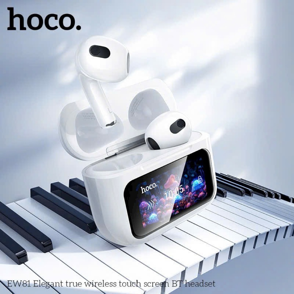 Tai Nghe Bluetooth V5.4 Hoco EW81 Màn Hình Led Cảm Ứng Điều Khiển - Có Mic Đàm Thoại