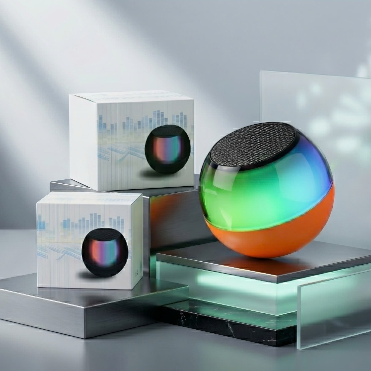 Loa Bluetooth Mini Colorful LX400 - Đèn LED RGB 7 Màu