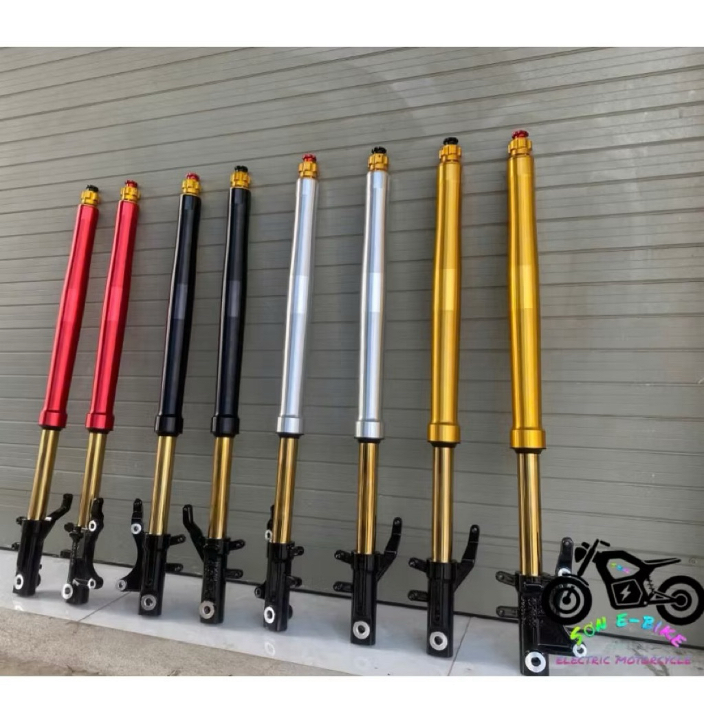 phuộc tăng chỉnh ti vàng usd kèm chảng 3 lắp xmen như zin không cần khoét nhựa