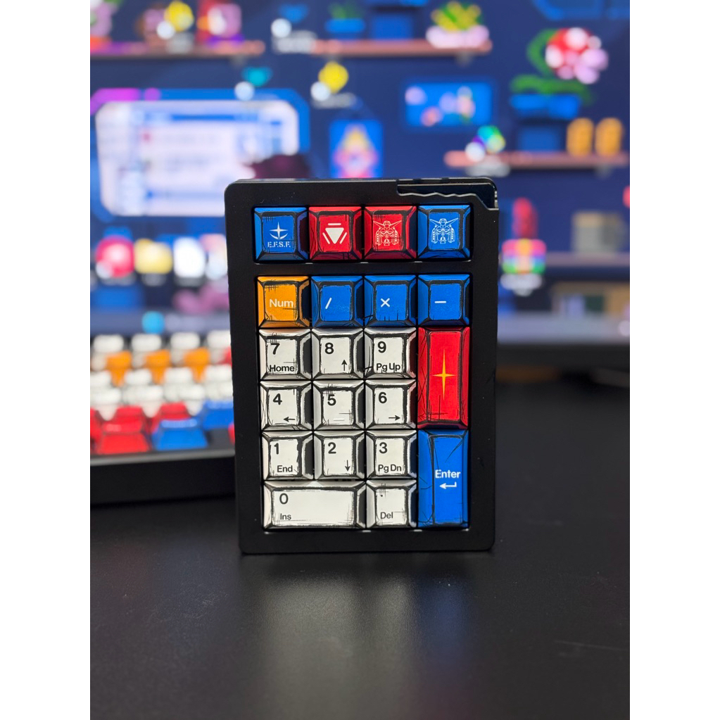 Bộ KIT Numpad Bàn phím cơ Stars21 |LMK21 | Nhôm CNC | Gasket Mount | 3 Modes | Hotswap | VIA Tungcus