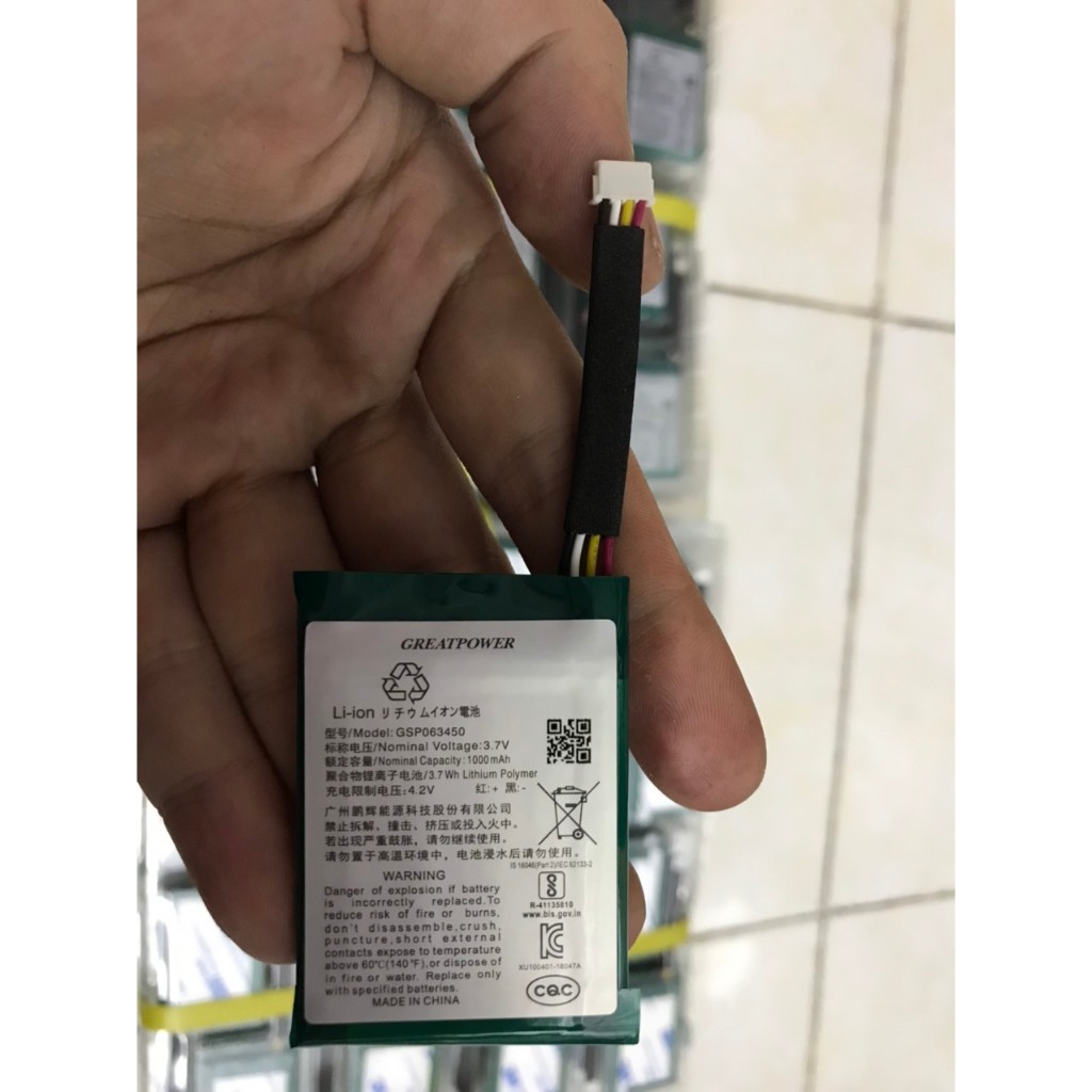 P-Pin sạc 3.7V 1000mAh dùng cho tai nghe bluetooth, loa bluetooth, đèn led, đồng hồ thông minh,chuột vi tính new