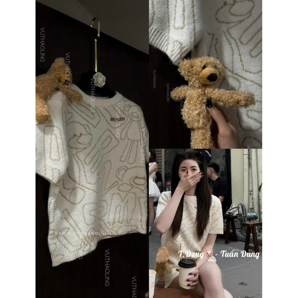 Áo Len Cộc 13Dmz Kèm Gấu [Qc]