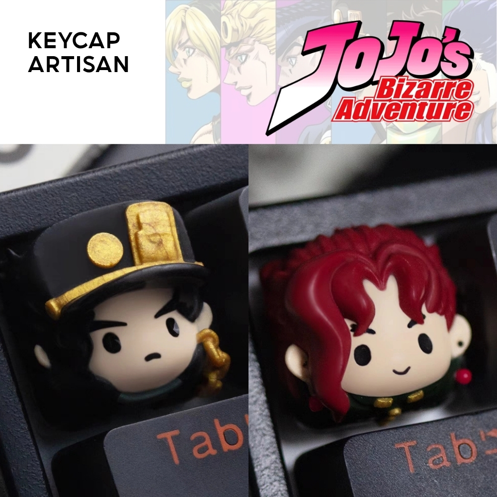 [Hỏa Tốc] Keycap Artisan JoJo | Keycap Custom Bàn Phím Cơ Chất Liệu Resin Cao Cấp | Chính Hãng Lobo 