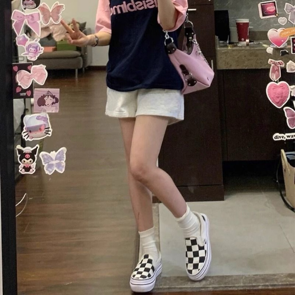 Quần short đùi cạp Chun Dehood chất nỉ Hàn trẻ trung , Năng Động Q131 (CÓ BIGSIZE) | BigBuy360 - bigbuy360.vn