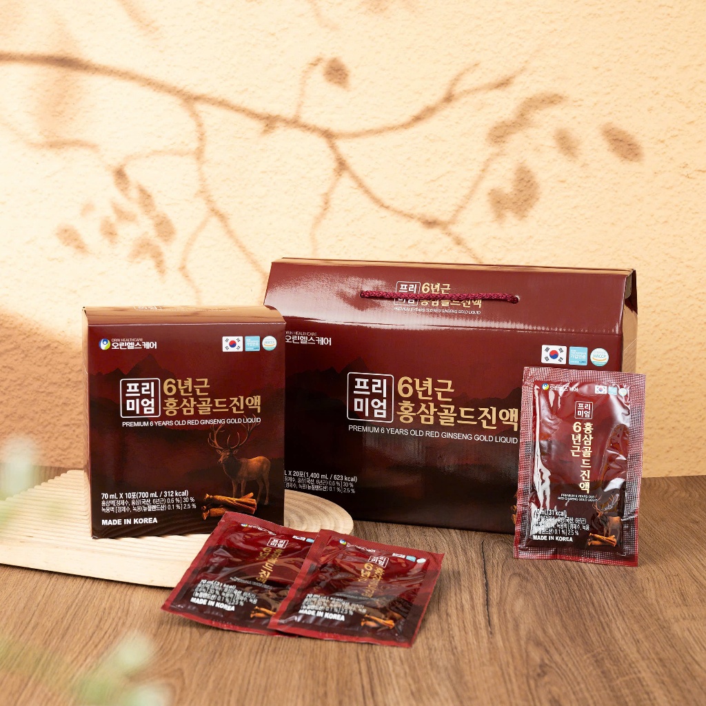Nước Hồng Sâm Nhung Hươu Signature 6 Years Hộp 20 gói x 70ml