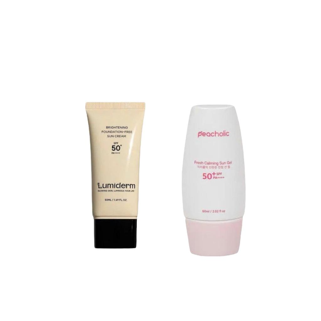 A685_ Combo (02 Tuýp) M37 KCN Peacholic + (01 Tuýp) C08 KCN Lumiderm + 1 Lọ Bột Nia (A132)