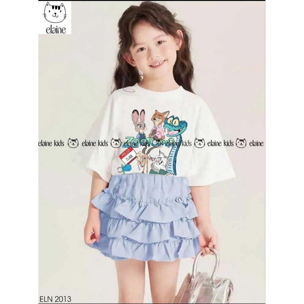 Set bộ thỏ Zootopia xanh xinh yêu lạc lối nè  Mặc đi học - đi chơi là quá đỉnh | 12-45kg | Elaine Ki