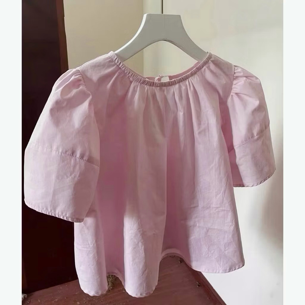 𝗧𝘂𝗻n 𝗟𝗶𝗻𝗲𝗻 - | BEELY | Áo Linen cổ tròn basic