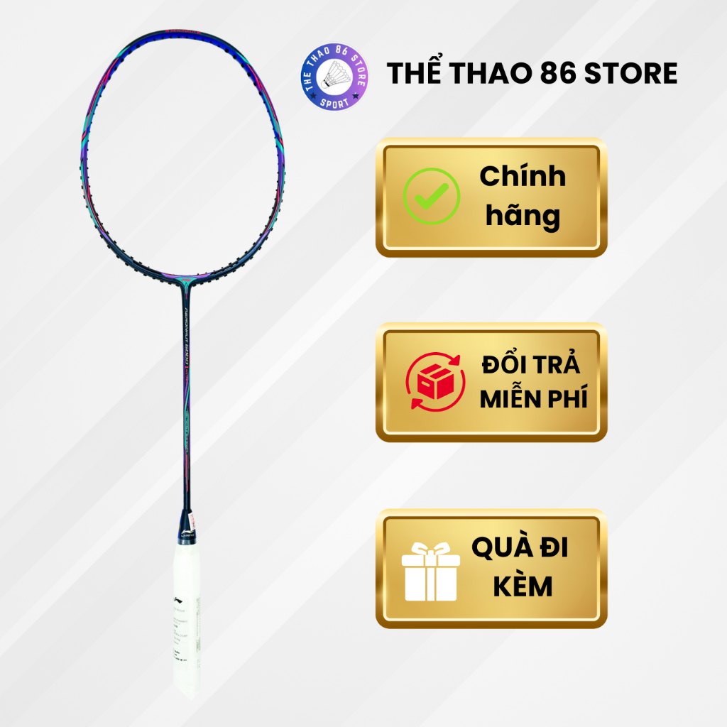 VỢT CẦU LÔNG L.NING 6000I CHÍNH HÃNG TẶNG KÈM QUẤN CÁN, TÚI ĐỰNG VỢT
