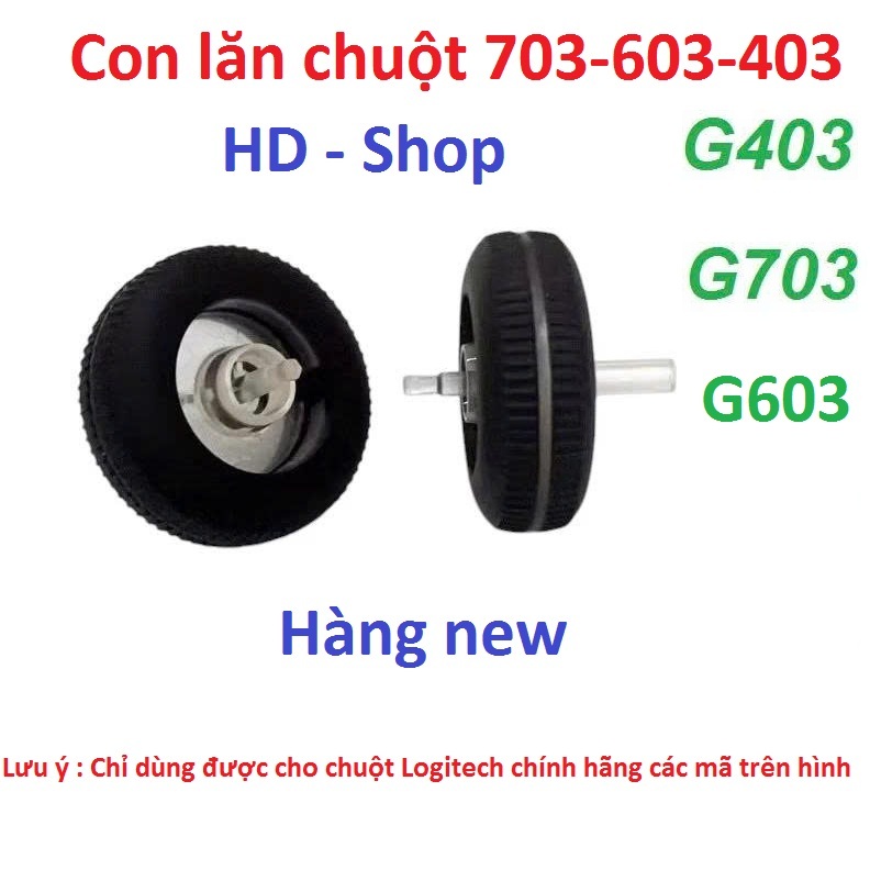 Bánh Xe Con Lăn Chuột Thay Thế Cho Logitech G403 G603 G703(Chỉ dùng cho chuột Logitech ghi ở mô tả )