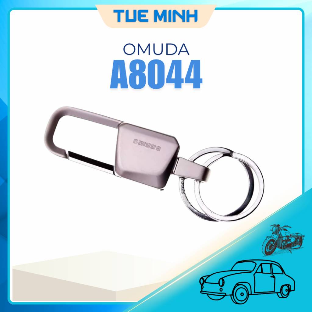 Móc khóa kim loại chất lượng cao Omuda A8044