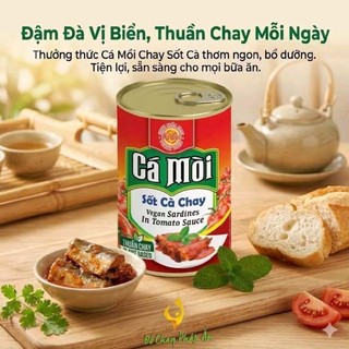 Cá Mòi Sốt Cà Chay Âu Lạc 150g ăn liền, không chất bảo quản -Thực Phẩm Chay Âu Lạc