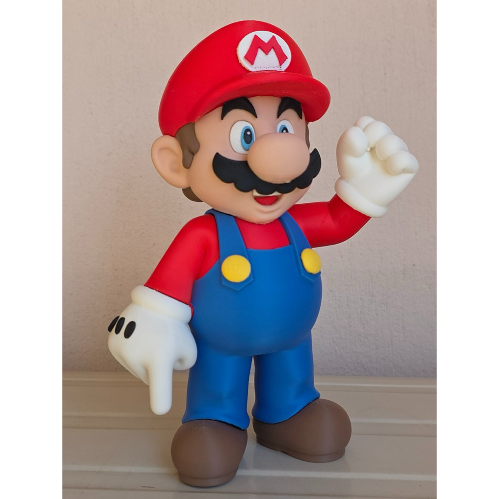 Mô Hình Mario 18cm - Mô hình nhân vật - đồ chơi trẻ em - trang trí góc học tập, văn phòng - Mario