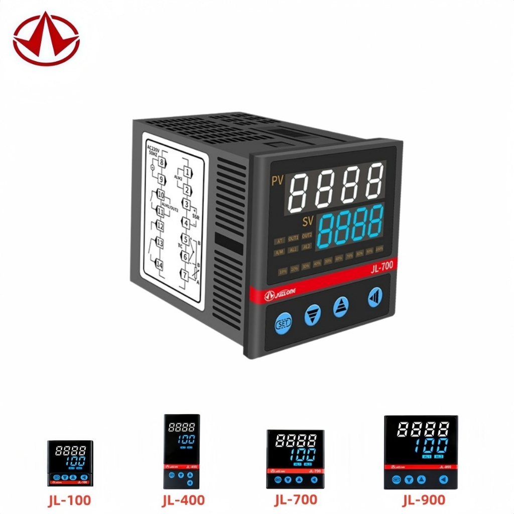 JL-700-BK1220 bộ điều khiển nhiệt độ, thay REX-C700, 2 ngõ ra Relay + SSR, 2 báo động, chính xác cao