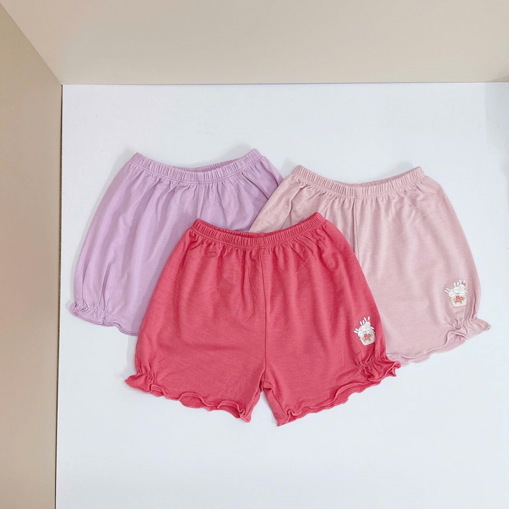 [Jinro/Chính Hãng] Set 3 quần cộc Jinro cho bé gái size từ 9 tháng đến 4 tuổi