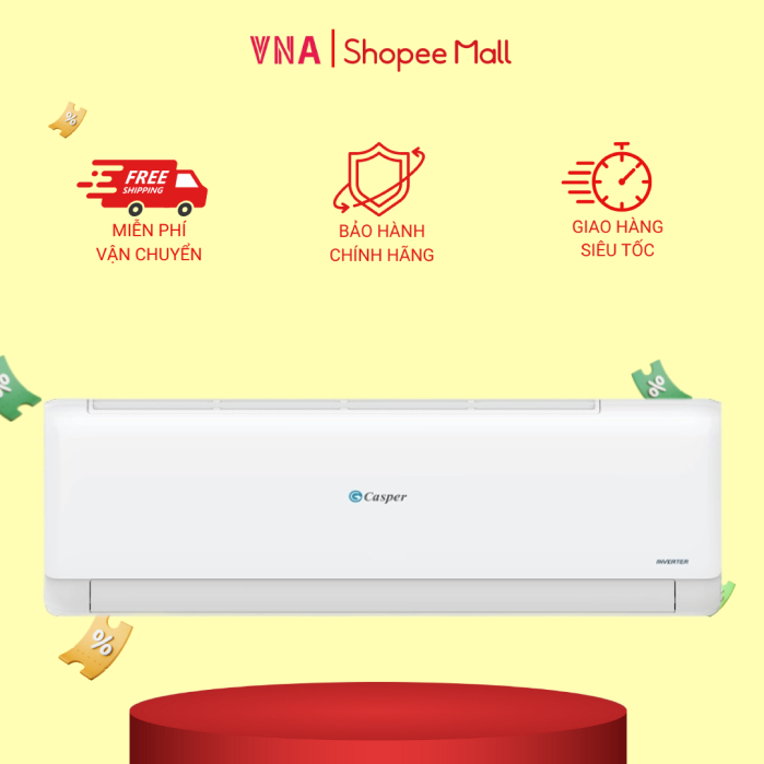 Điều hòa 1 chiều  Casper Inverter TC-24IS36 24.000 BTU - Bảo hành chính hãng 36 tháng