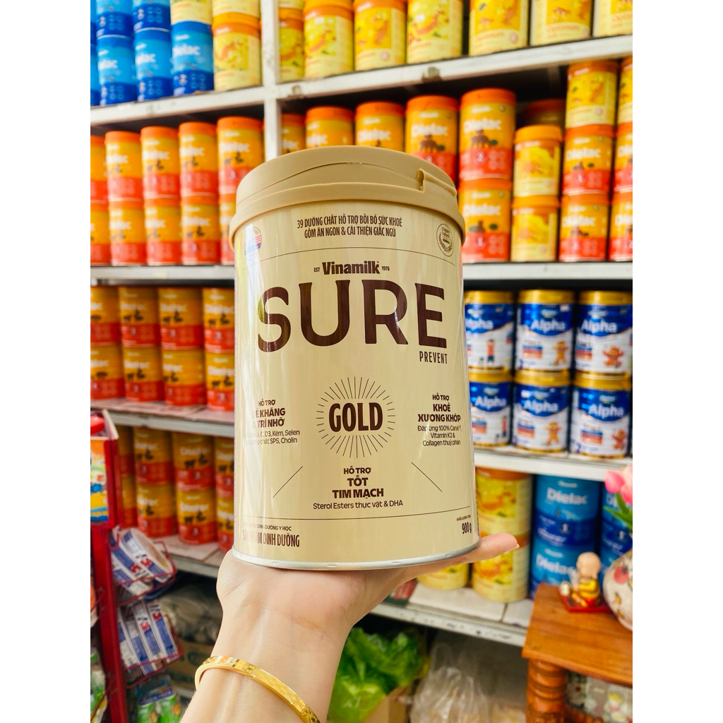 [Mẫu mới] Sữa bột Vinamilk Sure Prevent Gold 900g