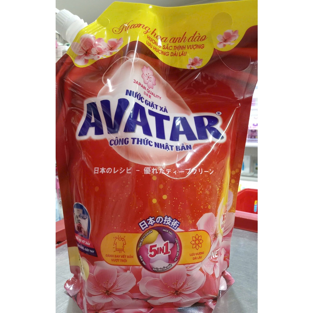 Nước giặt xả Avatar công thức Nhật Bản 2kg các loại