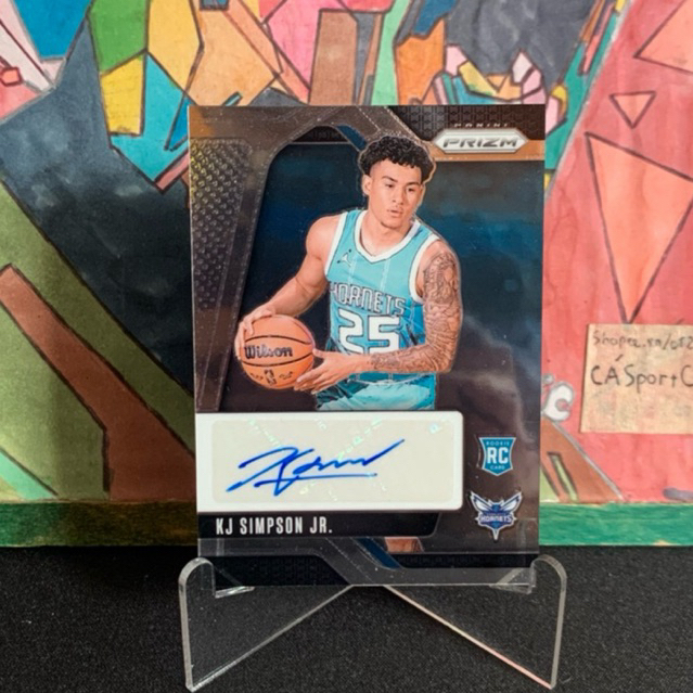 Thẻ chữ ký KJ Simpson Jr | ROOKIE CARD | 2024/25 PANINI PRIZM BASCKETBALL | NBA