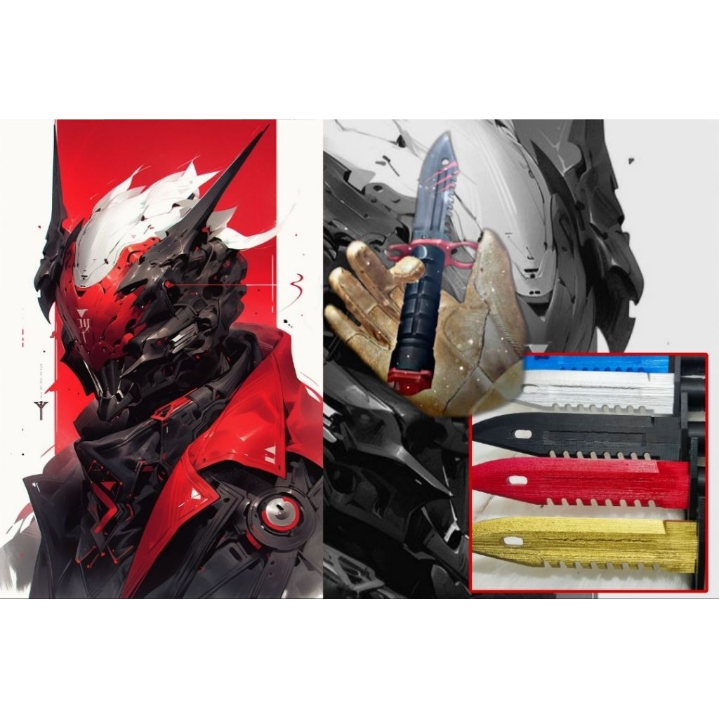 (Mô hình bằng nhựa) M9 Bayonet trong Counter-Strike (CS:GO/CS2) 30cm